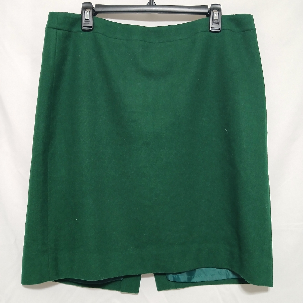 J Crew Wool Blend Pencil Skirt